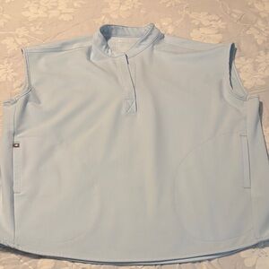 Figs Technical Collection Light Blue Scrub Top-Large